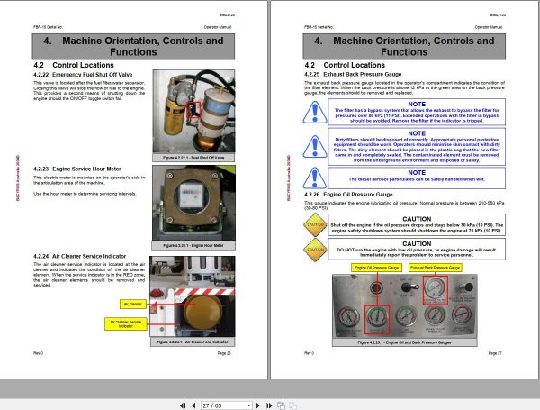 CAT Bucyrus FBR15 Operation Manual BI643720 1