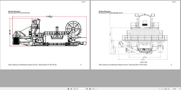 CAT Bucyrus HW300 SHM SHM01 thru SHM50 TI555 Technical Manual BI616173 1