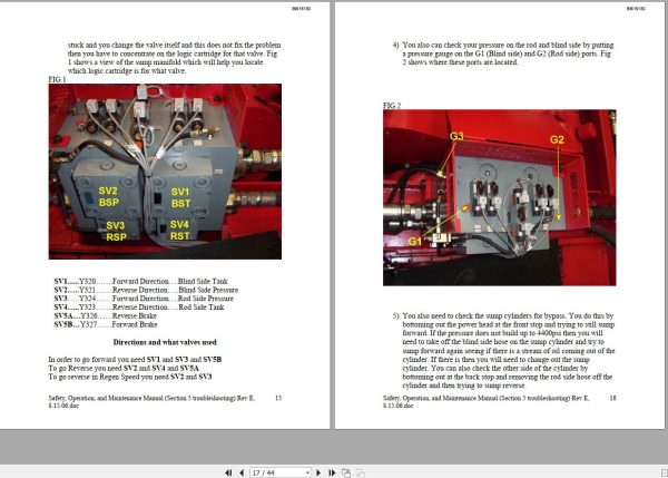 CAT Bucyrus HW300 SHM SHM01 thru SHM50 TI555 Technical Manual BI616180 1