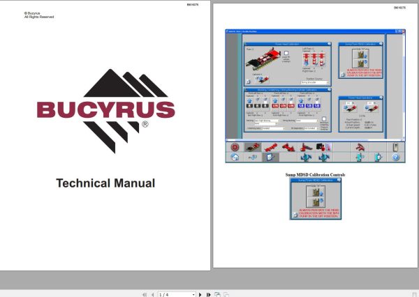 CAT Bucyrus HW300 SHM SHM51 Technical Manual BI616076