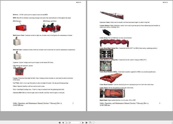 CAT Bucyrus HW300 SHM SHM51 Technical Manual BI616170 1