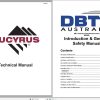 CAT Bucyrus Introduction And General Safety Technical Manual BI616035