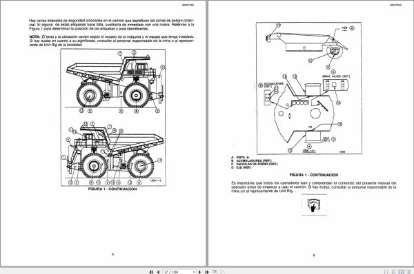 CAT Bucyrus Lectra Haul Operator Manual BI007630 ES 1
