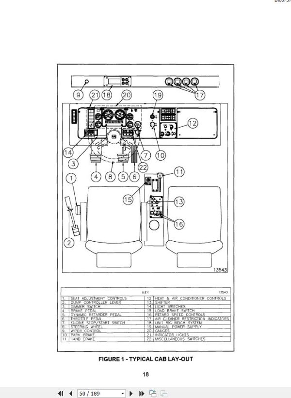 CAT Bucyrus Lectra Haul Operators Manual BI007371 1