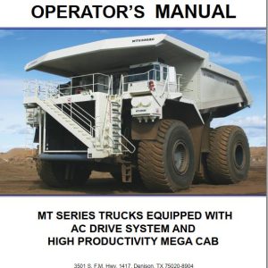 CAT Bucyrus MT Mega Cab Operators Manual BI617276