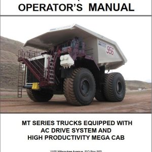 CAT Bucyrus MT Mega Cab Operators Manual BI617277
