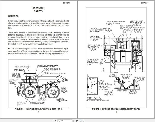 CAT Bucyrus MT Series Operators Manual BI617275 1