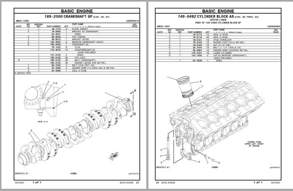 CAT Generator Set 3616 Parts Manual SELP9043 2007 1