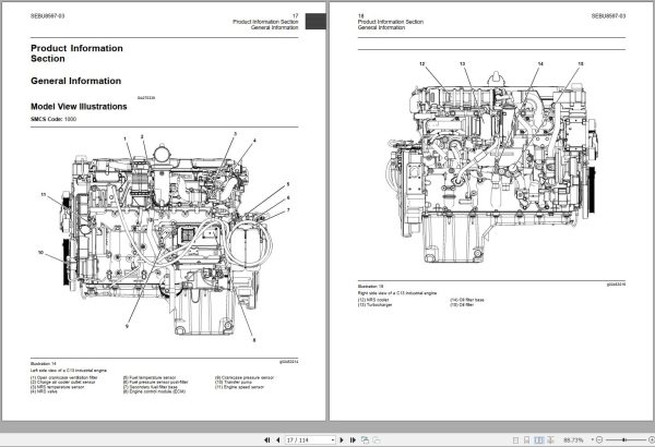 CAT Industrial Engine C13 Operation and Maintenance Manual SEBU8597 03 2012 1