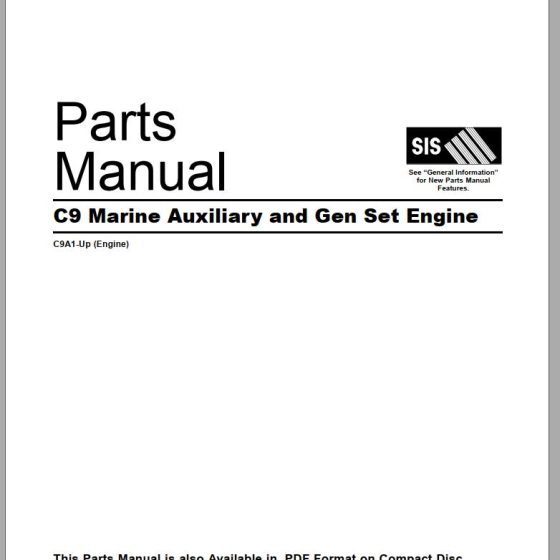 CAT Marine Auxiliary and Generator Set Engines 3512C 3516C Operation