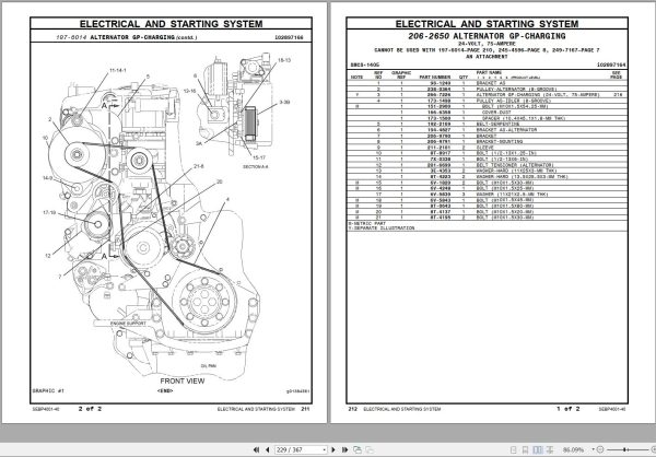 CAT Marine Auxiliary and Gen Set Engine C9 Parts Manual SEBP4001 40 2009 1