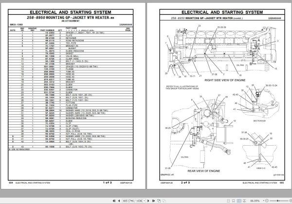 CAT Marine Engine 3516B Parts Manual SEBP3924 28 2007 1
