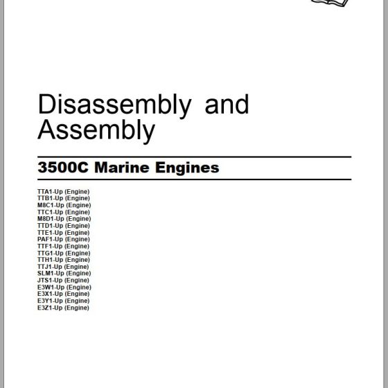CAT Marine Engine C32 Parts Manual SEBP6465 2013