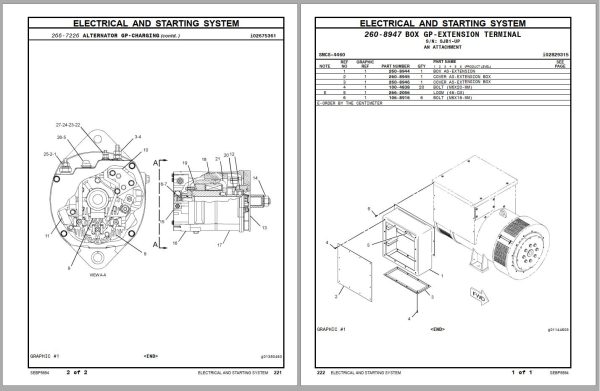 CAT Marine Generator Set C9 Parts Manual SEBP5554 2009 1
