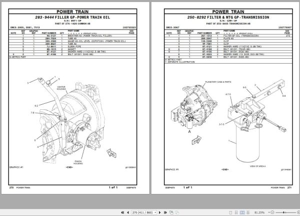CAT Motor Grader 12M Parts Manual 1