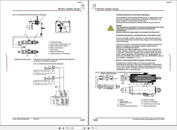 CAT Plow GH 1600 PF 4 1032 GH Conveyor PF 4 1032 Right and Left Operation And Maintenance Manual BI623541 PL 1
