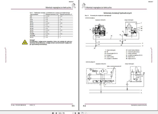 CAT Plow GH 1600 PF 4 1032 Hydraulic Chain Tensioner Operation And Maintenance Manual BI623547 PL 1