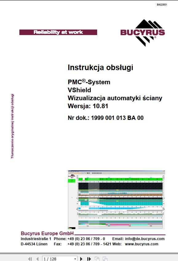 CAT Plow GH 1600 PF 4 1032 PMC 10.81 Operation And Maintenance Manual BI623551 PL