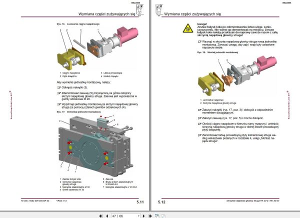 CAT Plow GH 1600 PF 4 1032 Planing Box HK 30 2 And HK 30 2V Operation And Maintenance Manual BI623568 PL 1