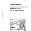 CAT Plow GH 1600 PF 4 1032 Proportional Hydraulic Control Execution PMC D Operation Manual BI623556 DE