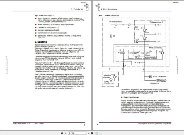 CAT Plow GH 1600 PF 4 1032 Proportional Hydraulic Control Execution PMC D Operation Manual BI623557 PL 1