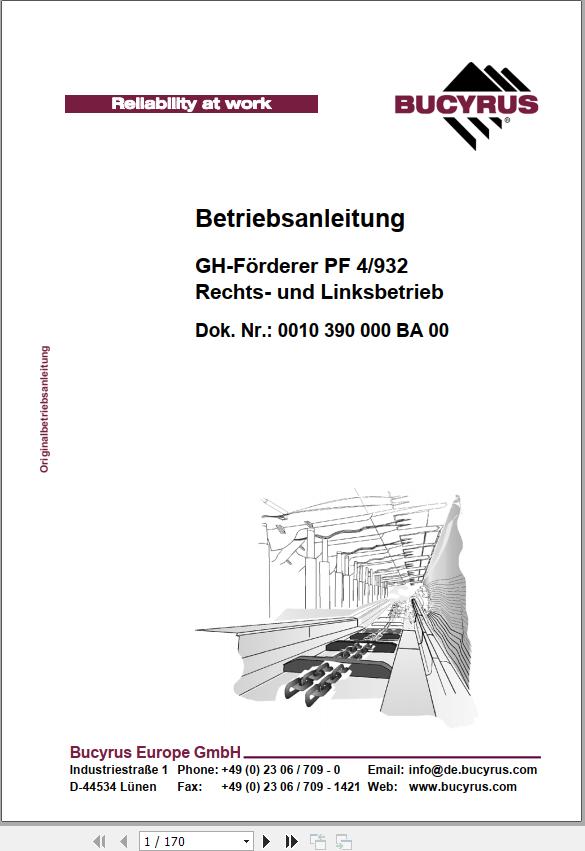 CAT Plow GH 800 Longwall System Operation And Maintenance Manual BI001785 DE RU