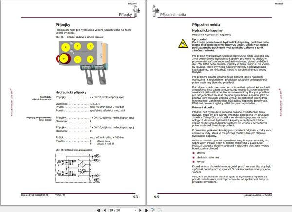 CAT Plow RHH 800 PF 3 822 Hydraulic Control Unit 4 Function Operation And Maintenance Manual BI623995 CZ 1