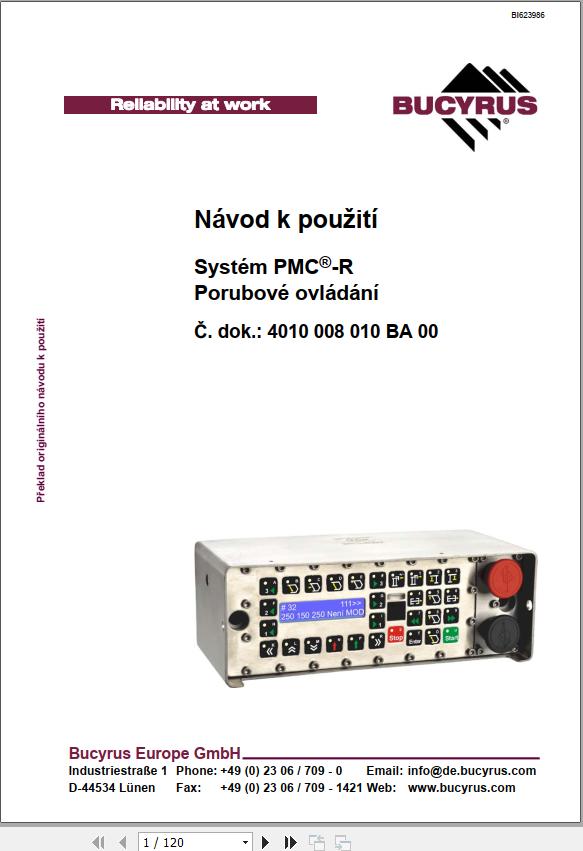 CAT Plow RHH 800 PF 3 822 PMC R Operation And Maintenance Manual BI623986 CZ