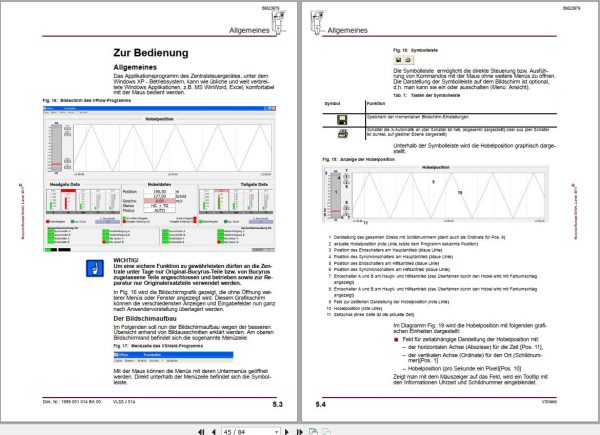 CAT Plow RHH 800 PF 3 822 PMC System Vplow PMC D Version 10 58 Operating Manual BI623979 DE 1