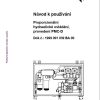 CAT Plow RHH 800 PF 3 822 Proportional Hydraulic Control Execution PMC D Operation Manual BI623984 CZ
