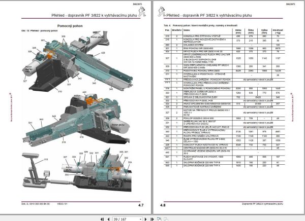 CAT Plow RHH 800 PF 3 822 RHH Conveyor PF 3 822 Operation And Maintenance Manual BI623970 CZ 1