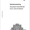 CAT Plow RHH 800 PF 3 822 Reisshaken Planes Operation And Maintenance Manual BI623988 DE