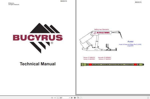 CAT Plow Underground LongwallA5 Operation And Maintenance Manual BI630319