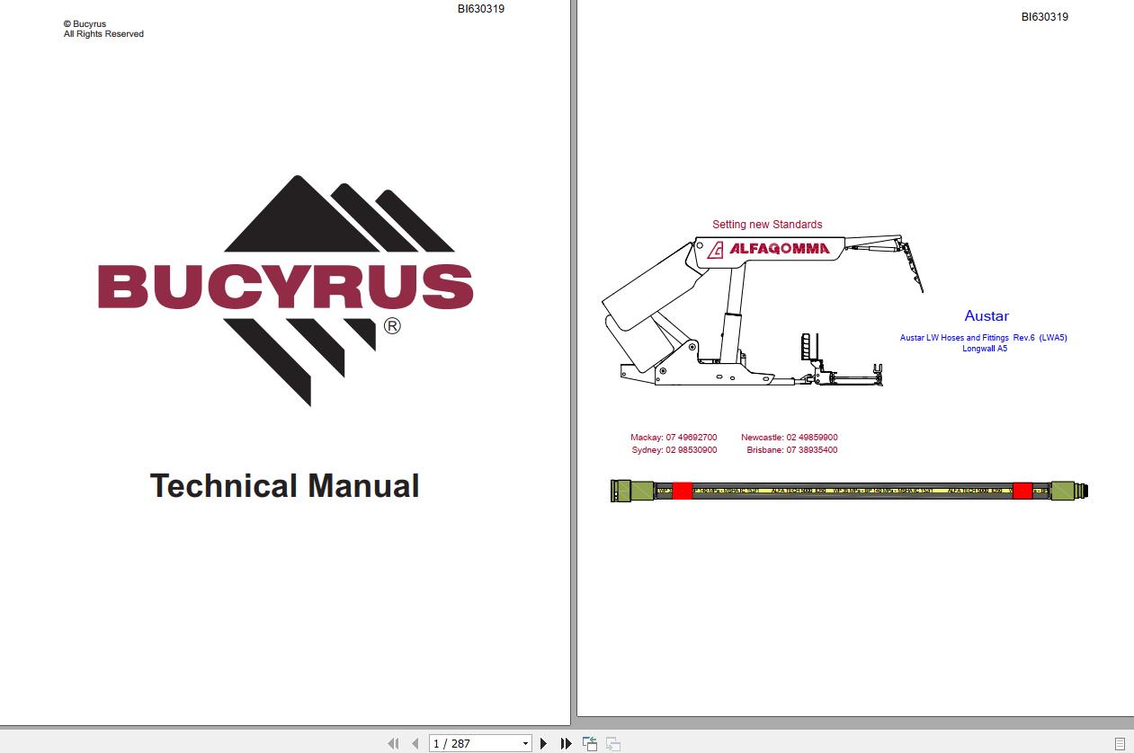 CAT Plow Underground LongwallA5 Operation And Maintenance Manual BI630319