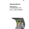 CAT Roof Support 1143 2540 2×3973 1750 Operation Manual BI622249