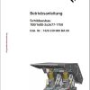 CAT Roof Support 700 1600 2×2677 1750 Operation Manual BI623831 DE
