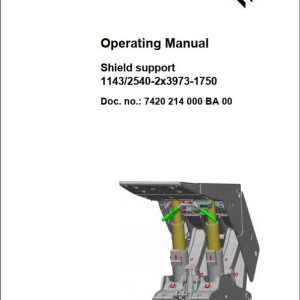 CAT Roof Support Face Shield Operation And Maintenance Manual BI634158