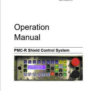 CAT Roof Support PMC R Shield Control System Operation Manual EM028434