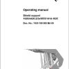 CAT Roof Support RSF Operation And Maintenance Manual BI628393