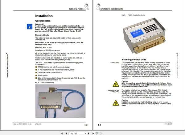 CAT Roof Support RSG Other Operation And Maintenance Manual BI001770 1