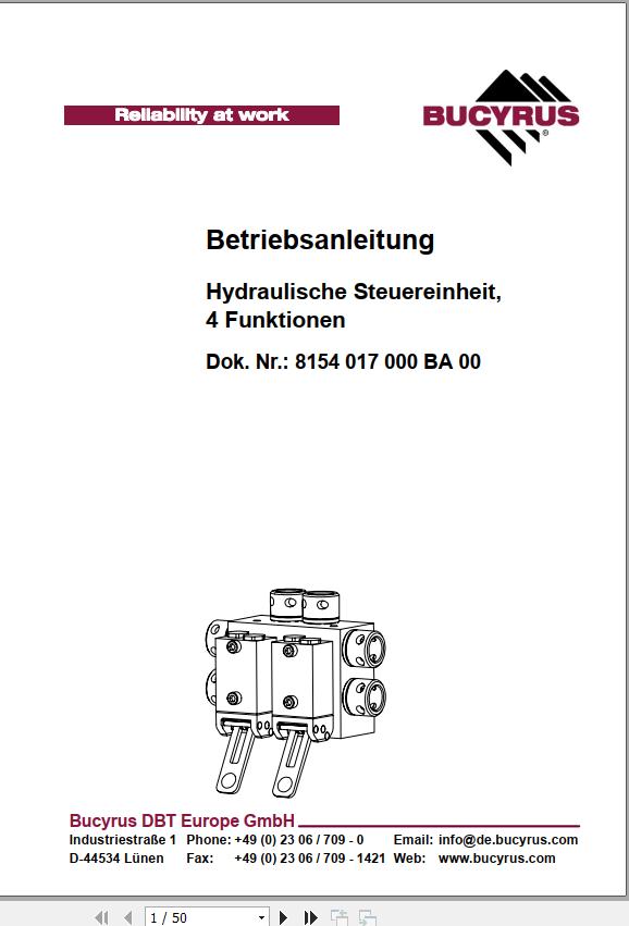 CAT Roof Support RST PF4 RSF RSG Operation And Maintenance Manual BI628495 DE RU