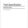CAT Roof Support Rock Burst Valve Test Specification Techniacal Manual EM030634