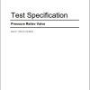 CAT Roof Support Test specification Pressure Relief Valve Technical Manual EM030634