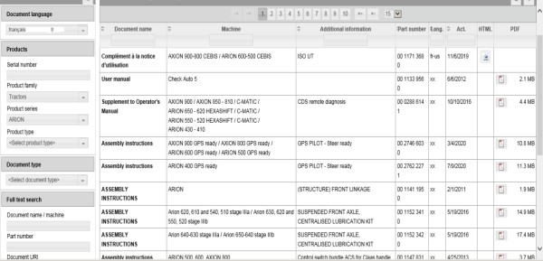 CLAAS WebTIC Offline FR 10.2022 Operator Manual Repair Manual Service Documentation DVD 3