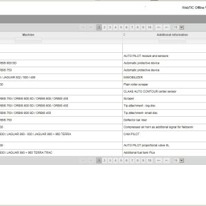 CLAAS WebTIC Offline PL Polski 10.2022 Operator Manual Repair Manual and Service Documentation DVD 1