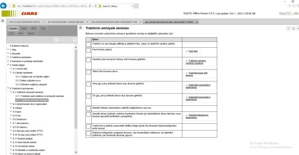 CLAAS WebTIC Offline TR 05.2022 Operator Manual Repair Manual Service Documentation DVD 61a56eea3cdd5f807