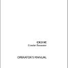 Case Crawler Excavator CX210C Operators Manual 07.2013