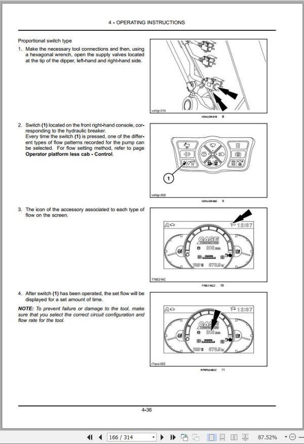 Case Crawler Excavator CX210C Operators Manual 07.2013 1
