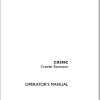 Case Crawler Excavator CX350C Operators Manual 08.2015