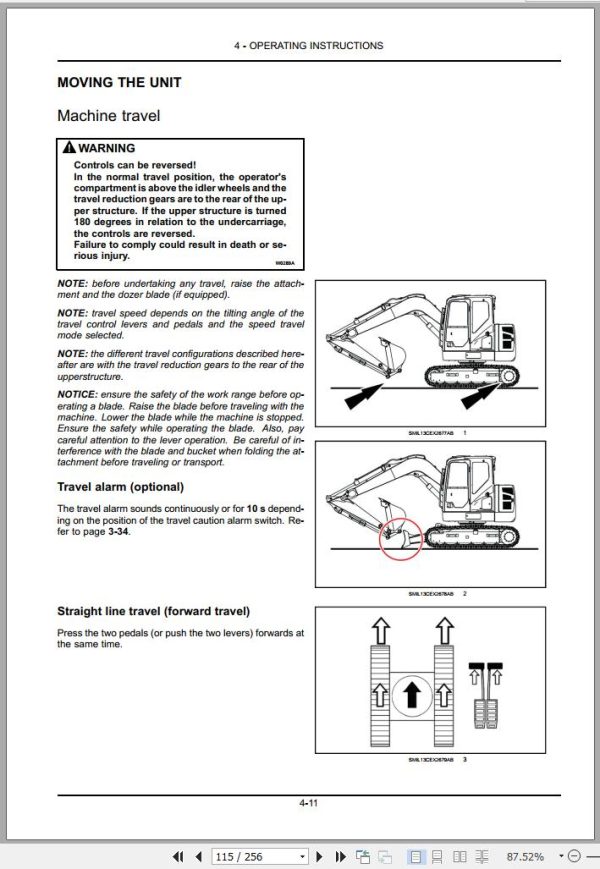 Case Mini Excavator CX75C SR Operators Manual 05.2013 1
